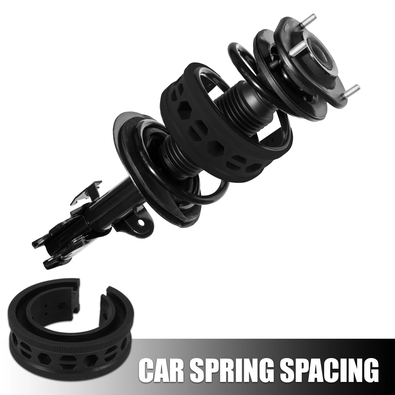 2PCS Car Coil Spring Rubber Buffer for Ford Chevy Universal (E-Type) (—)