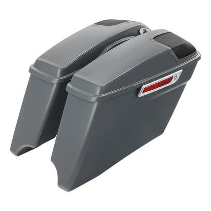 4" Stretched Saddlebags & 5" x 7" Speakers for Harley Touring Glide (2014–Up)