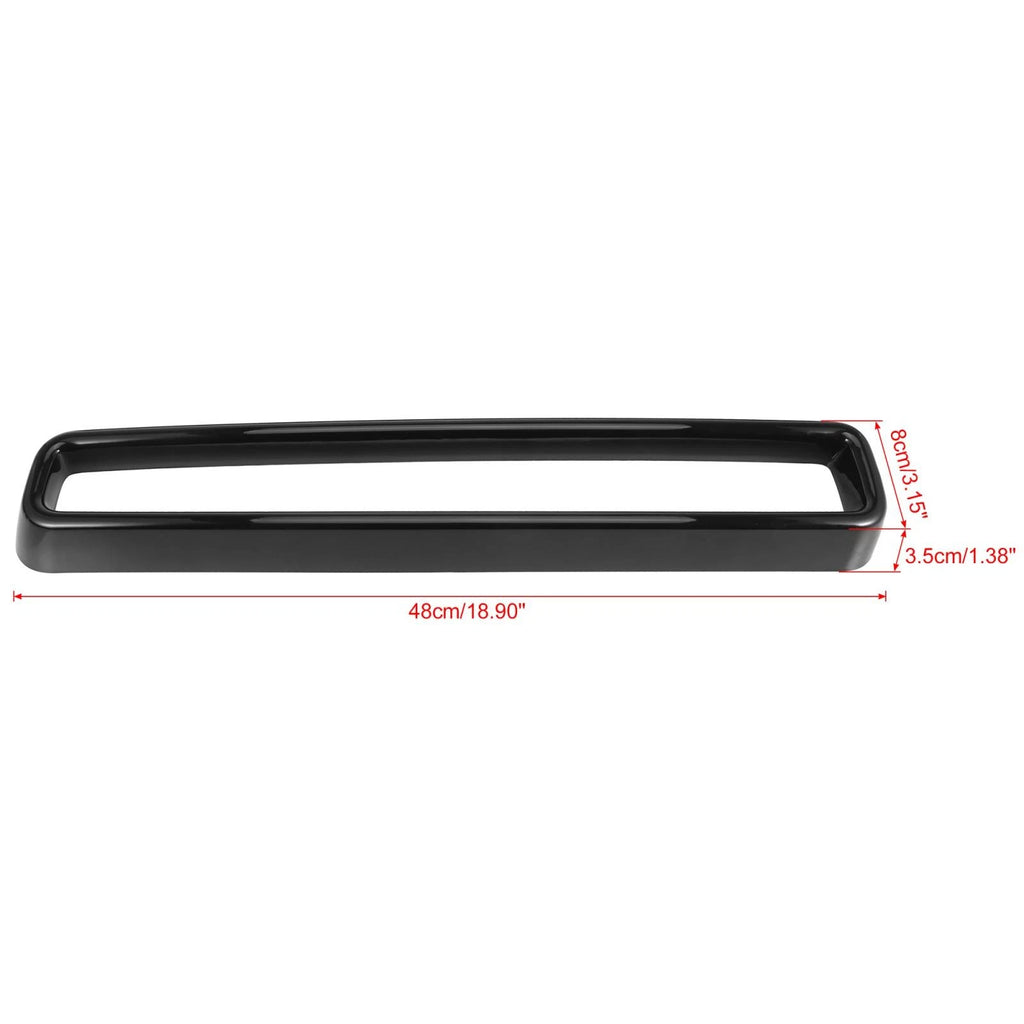 Front Grill Insert Set Black Replacement for Dodge Challenger (2015–2020)