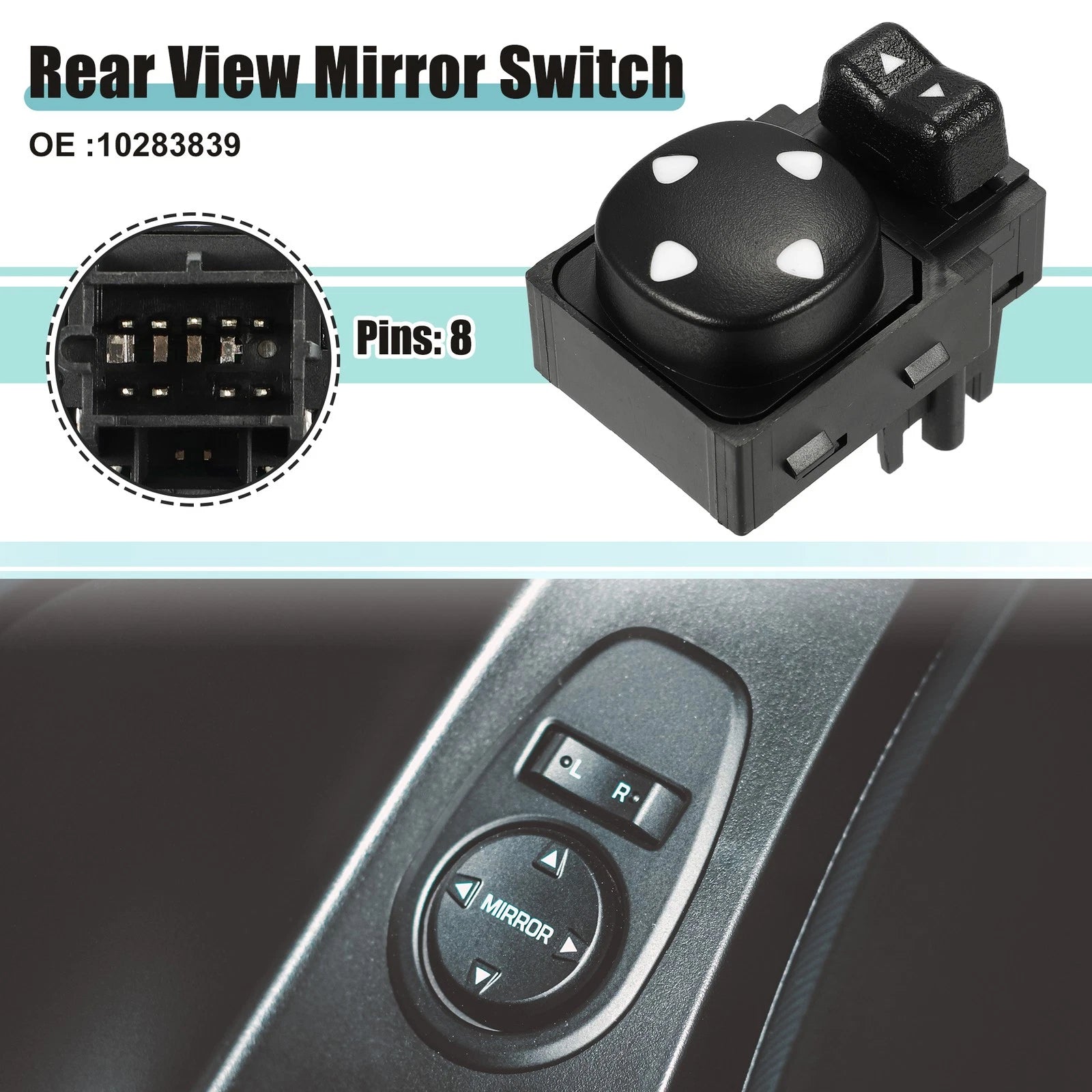 Rear View Mirror Switch Remote Control for Chevrolet Impala (2000–2005)
