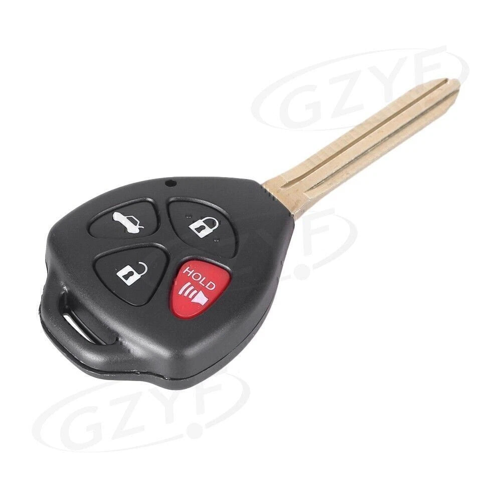 4 Buttons Remote Key Shell Case Fob Cover For Toyota Avalon Corolla 2006-2010
