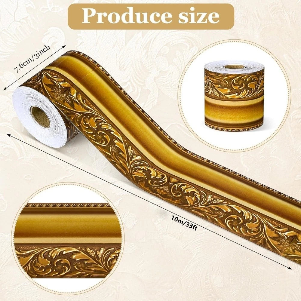 3D Wallpaper Frame for Bathroom Decor