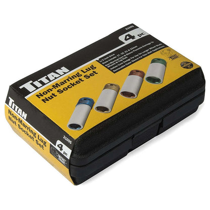 4 pc Non-Marring Lug Nut Socket Set for Titan 21095
