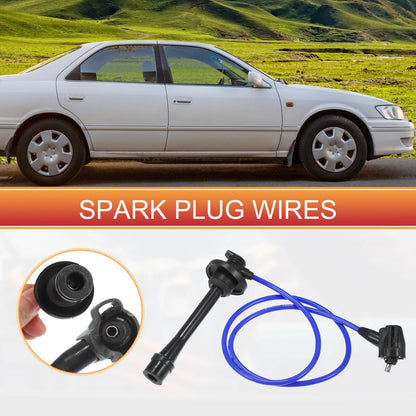 3PCS Spark Plug Wire Ignition Coil Cable Replacement for Toyota Camry Sienna (2007–2024)