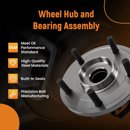 Front Wheel Hub & Bearing Kit for VW Routan, Grand Caravan (2008–2012) H515136