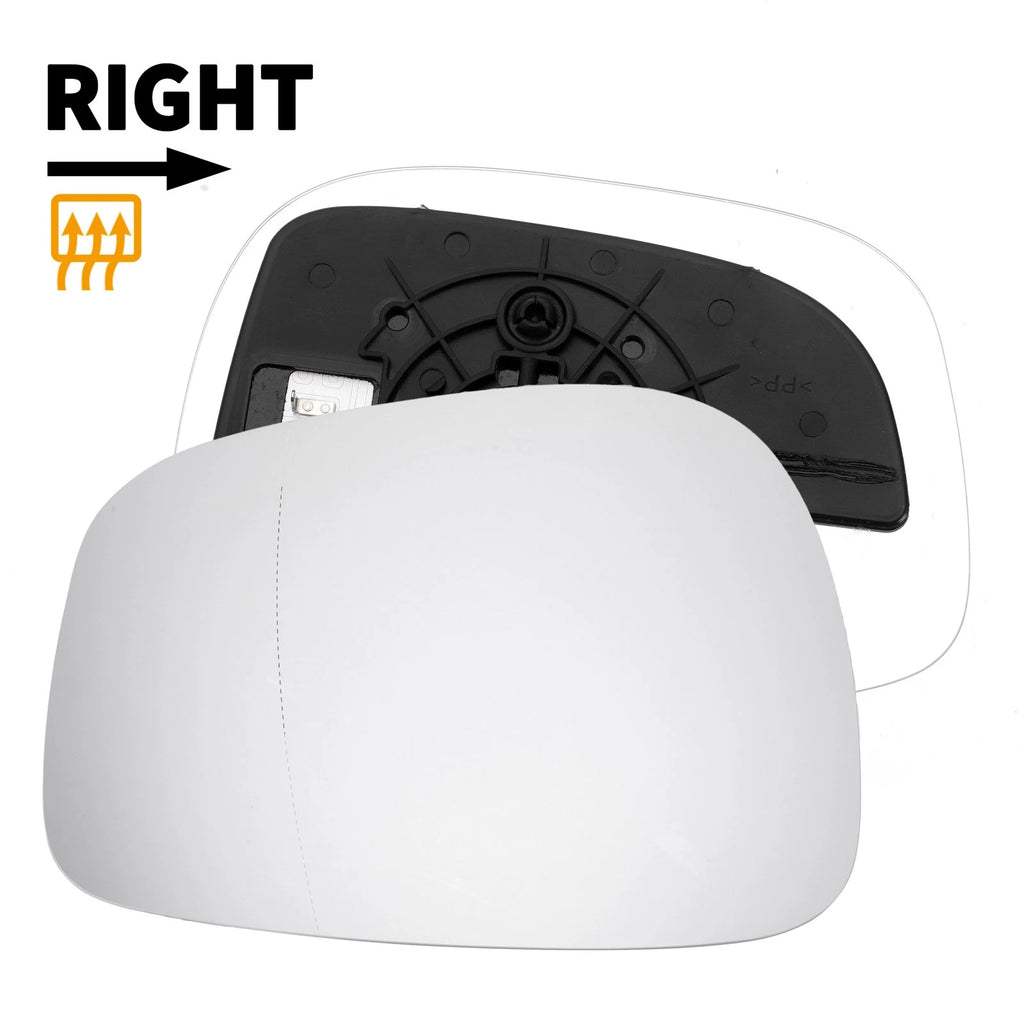 Right Side Mirror Glass with Heated Back for Mazda CX3 (2015–2020)