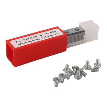 Pack of 10 Indexable Cutting Inserts 30x12x1.5mm for Wood Use