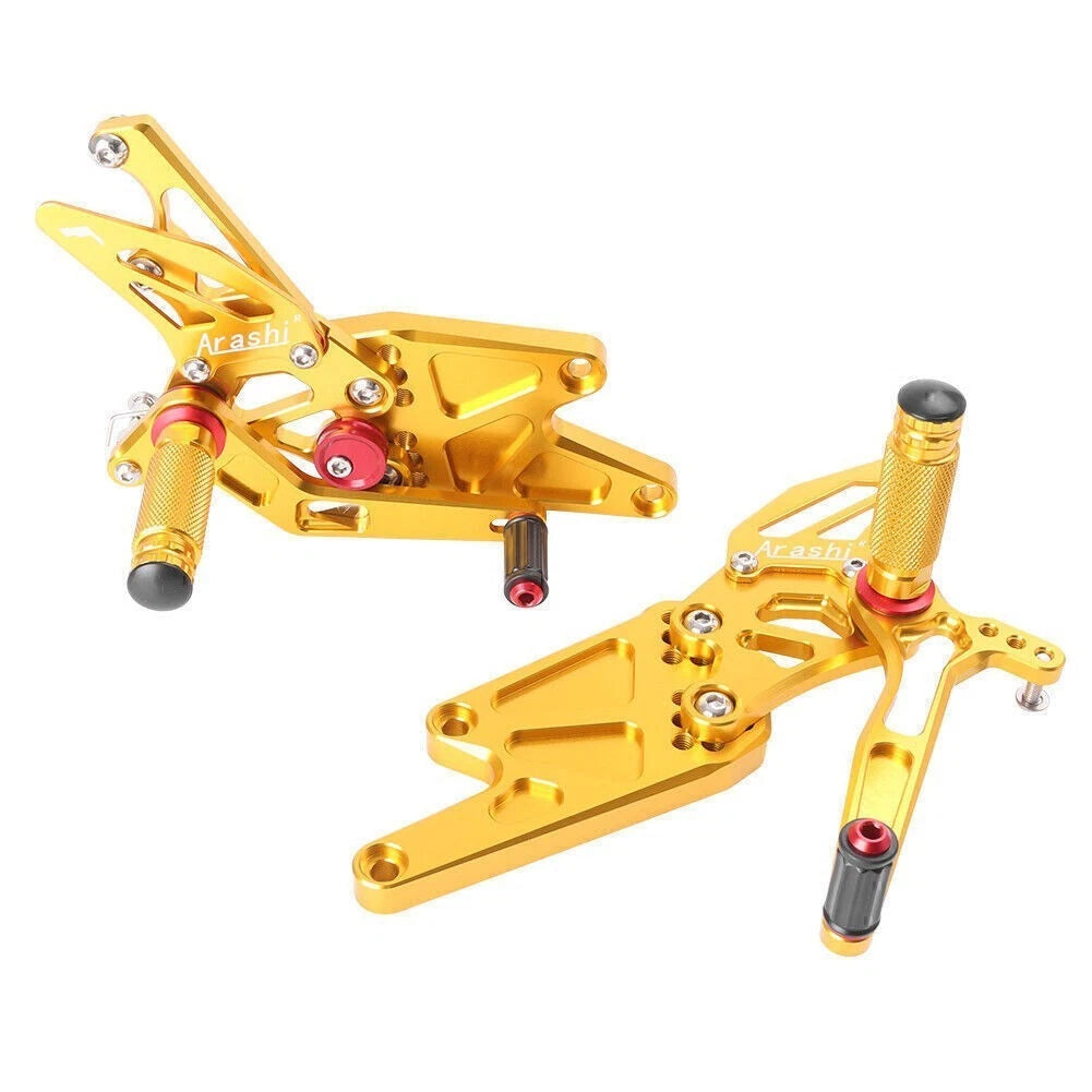 Adjustable Footrest Back Set for Yamaha MT-03 MT-25 (2015–2017) Gold