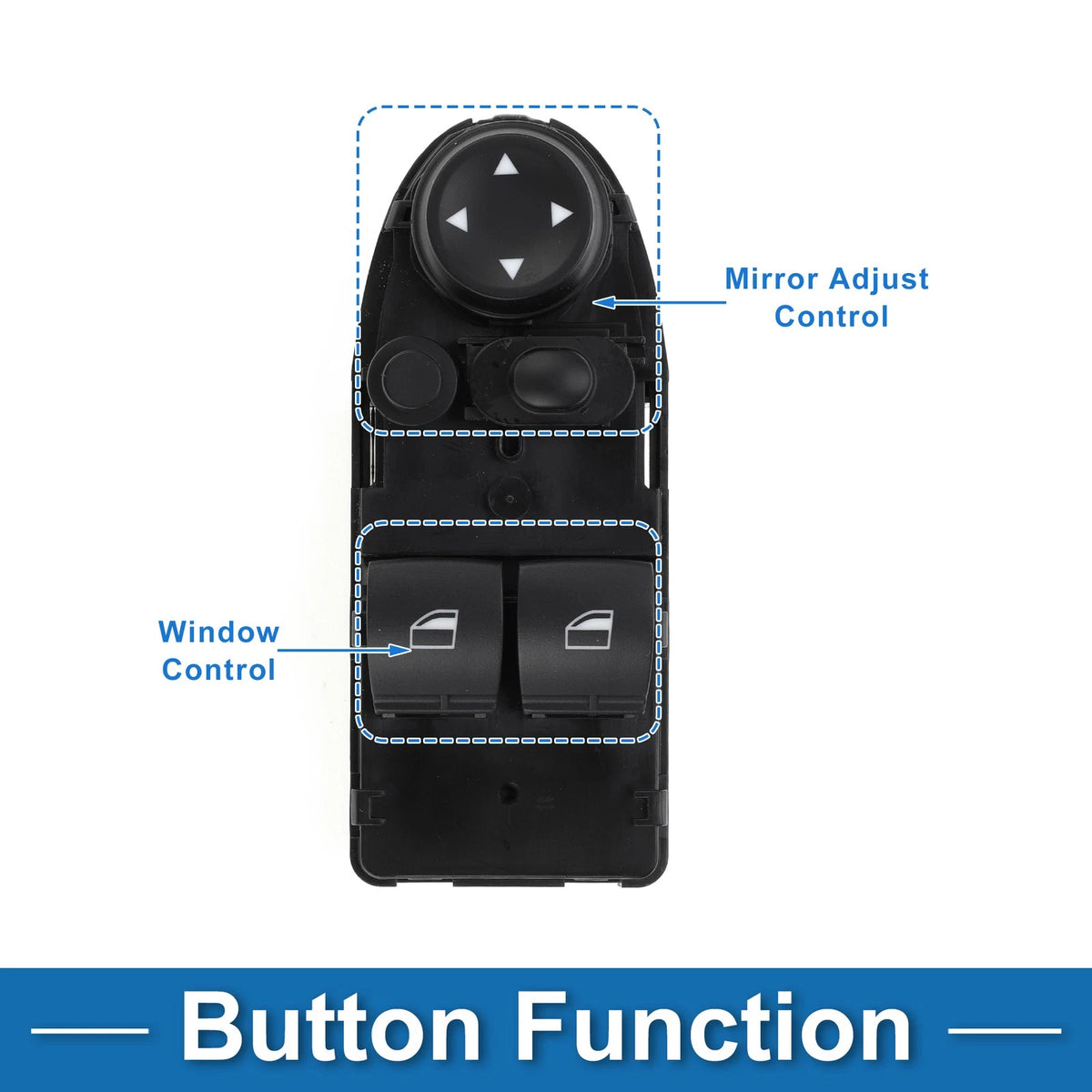 Power Window Switch for BMW 328i 2007–2013 Front Driver Side