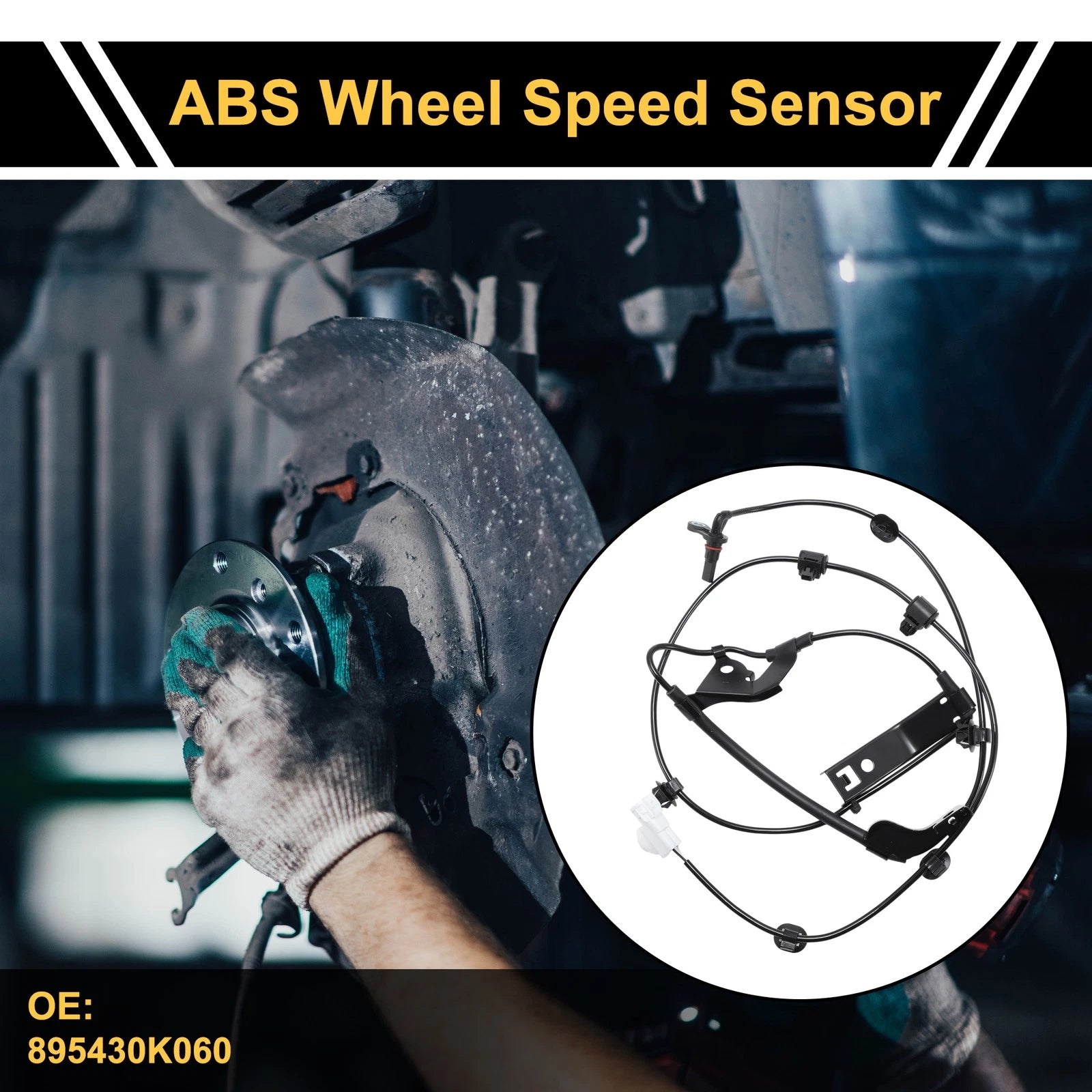 ABS Wheel Speed Sensor Front Left Replacement for Toyota Hilux (2015–2021)