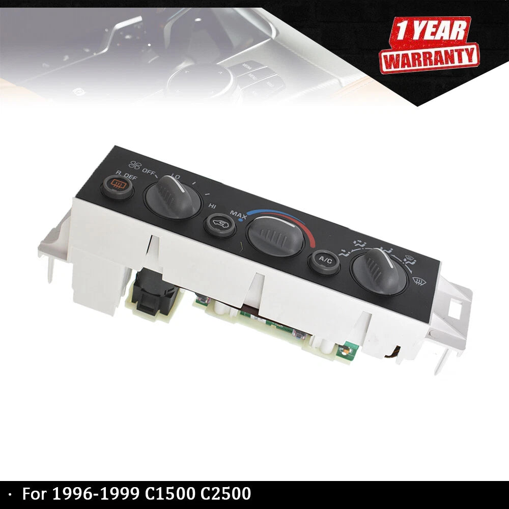 A/C Heater Climate Control for Chevy Tahoe GMC C1500 C2500 (1996–2000)
