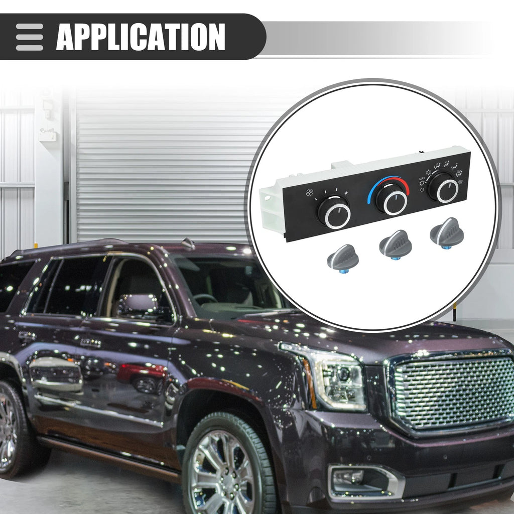 HVAC Heater Climate Control Panel Replacement for Chevrolet Astro (1996–2005)