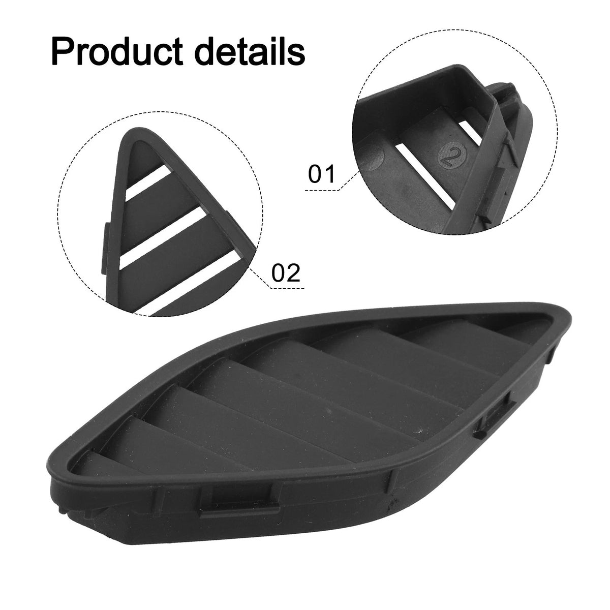 Left Dashboard Air Vent for Audi A3 S3 (2013–2020) 8V1819793 Replacement