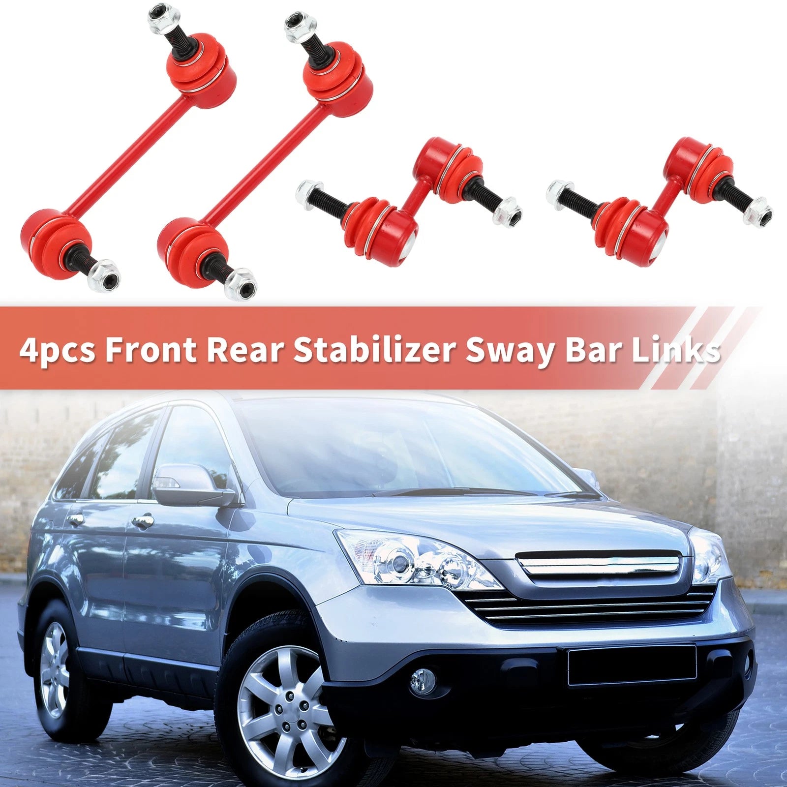 Stabilizer Sway Bar Link Kit Front Rear for Honda CR-V (1997–2001)