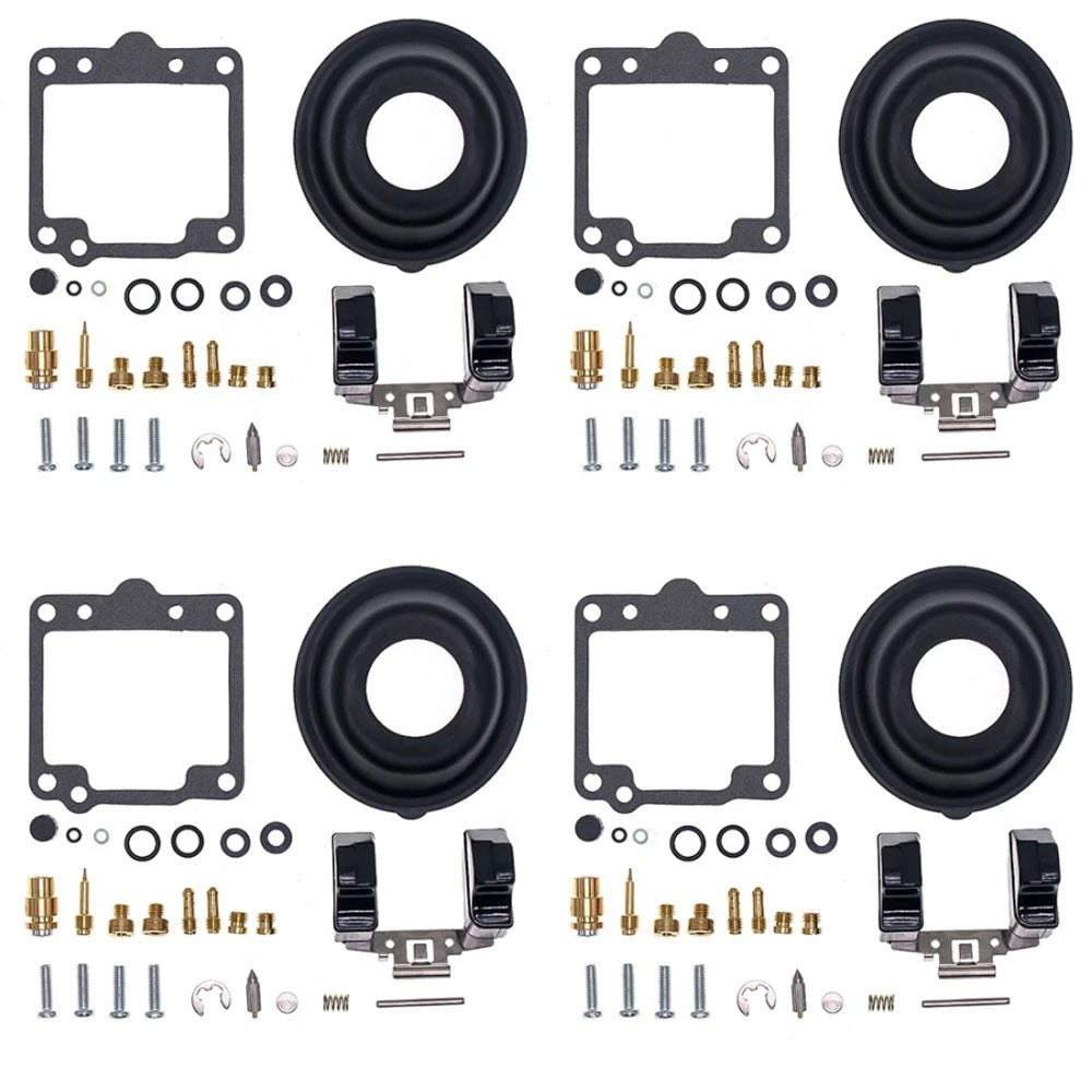 4X Carburetor Kit for Suzuki GS1100 (1980–1983) GS1100E Float Diaphragm