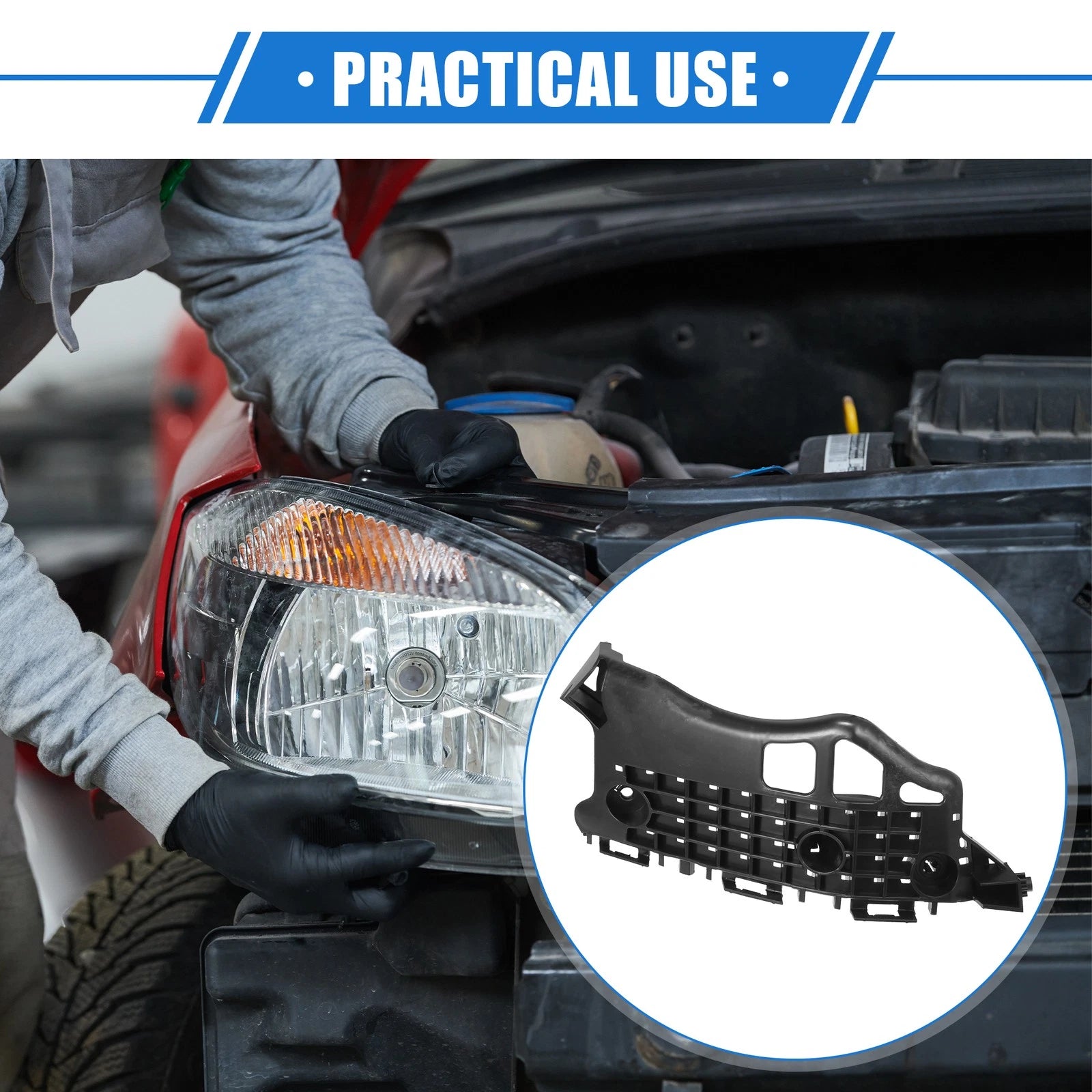Front Right Side Bumper Mounting Bracket Replacement for Toyota C-HR (2018–2022)
