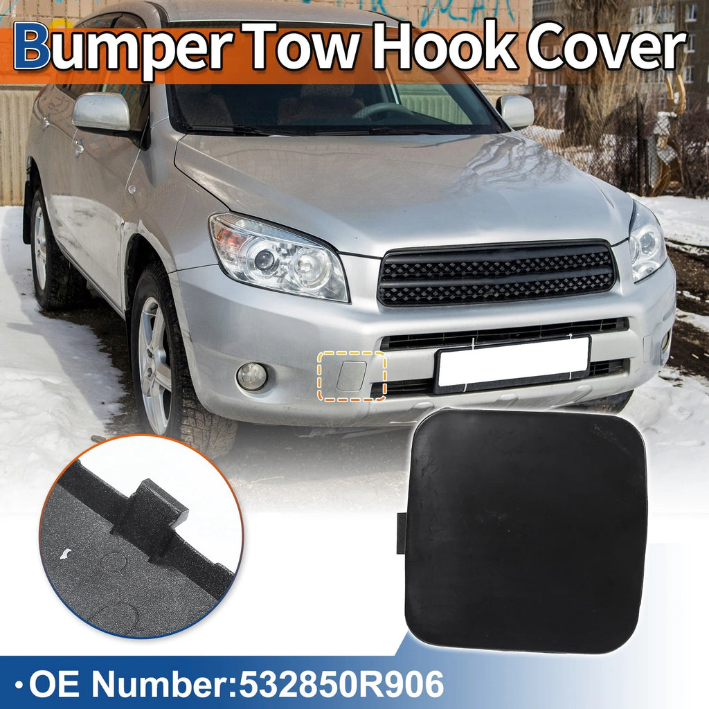 Front Tow Hook Cover for Toyota RAV4 (2009–2011) Unpainted