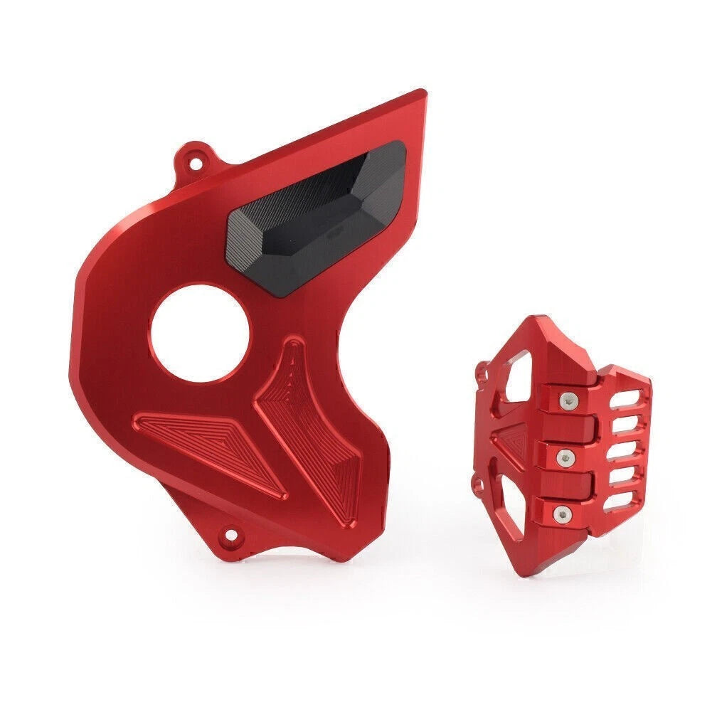Front Chain Cover Guard Protector for Honda CB650F (2014–2019) Red
