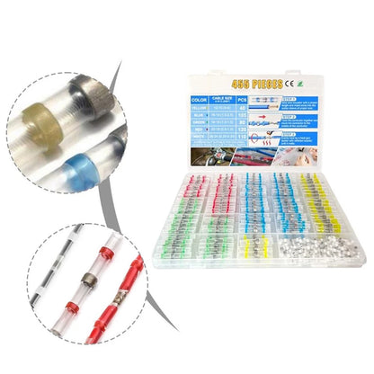 455PCS Heat Shrink Connector Kit for Automotive Wiring (Universal)