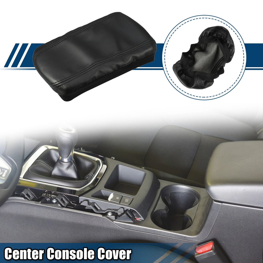 Center Console Armrest Covers Replacement for Volkswagen Jetta (2012–2018) Black