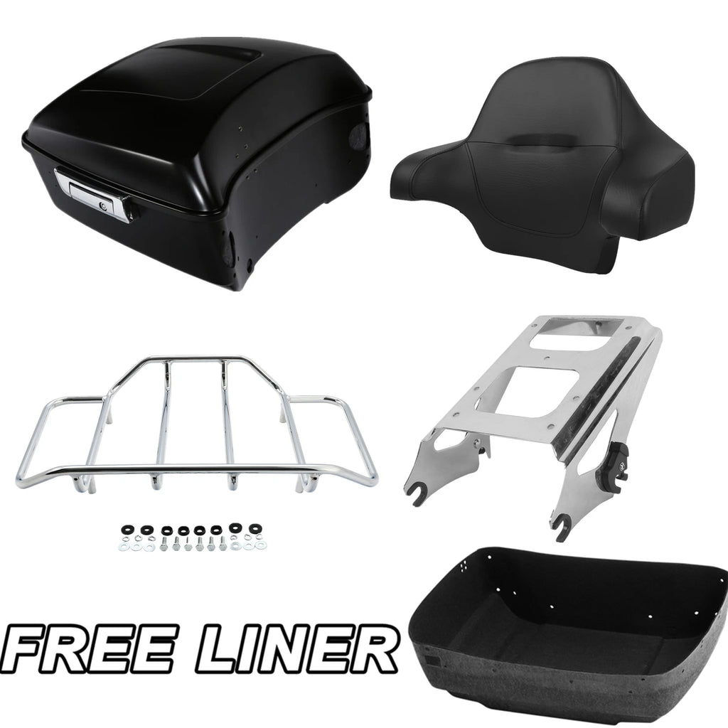 Trunk Pad Mount Rack for Harley Touring Road Glide (2009–2013)