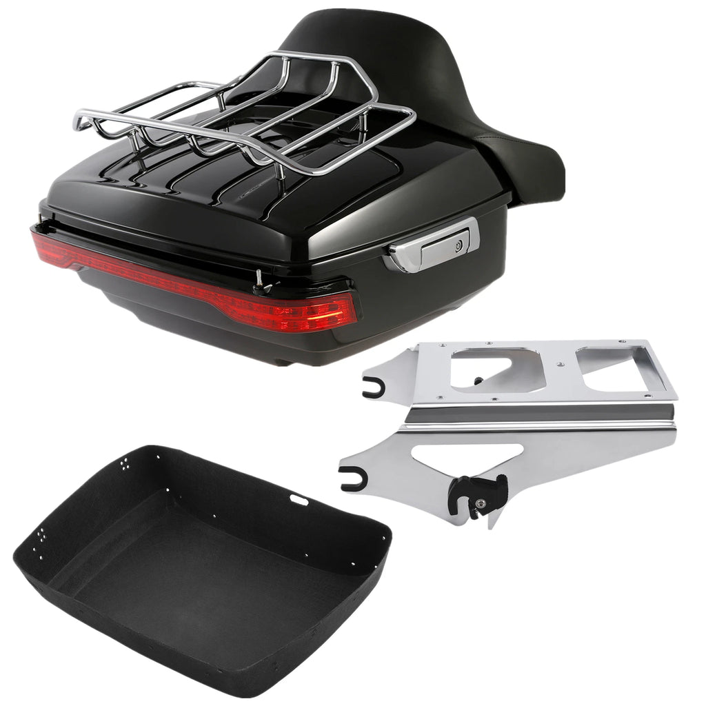 Trunk Luggage Backrest Light Rack for Harley Touring (2009–2013)