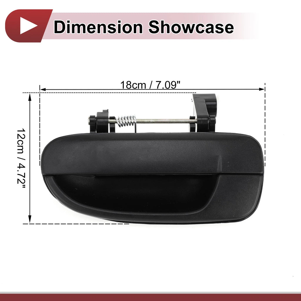 Car Exterior Door Handle Replacement for Hyundai Accent Rear Left (2006–2011)