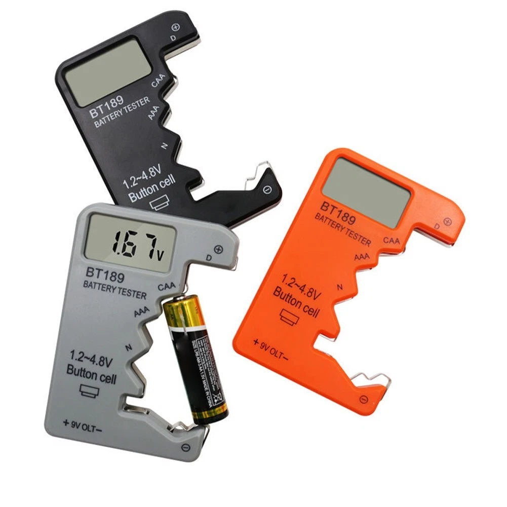 Ultrasmall Battery Tester for Wide Compatibility (LCD Display)