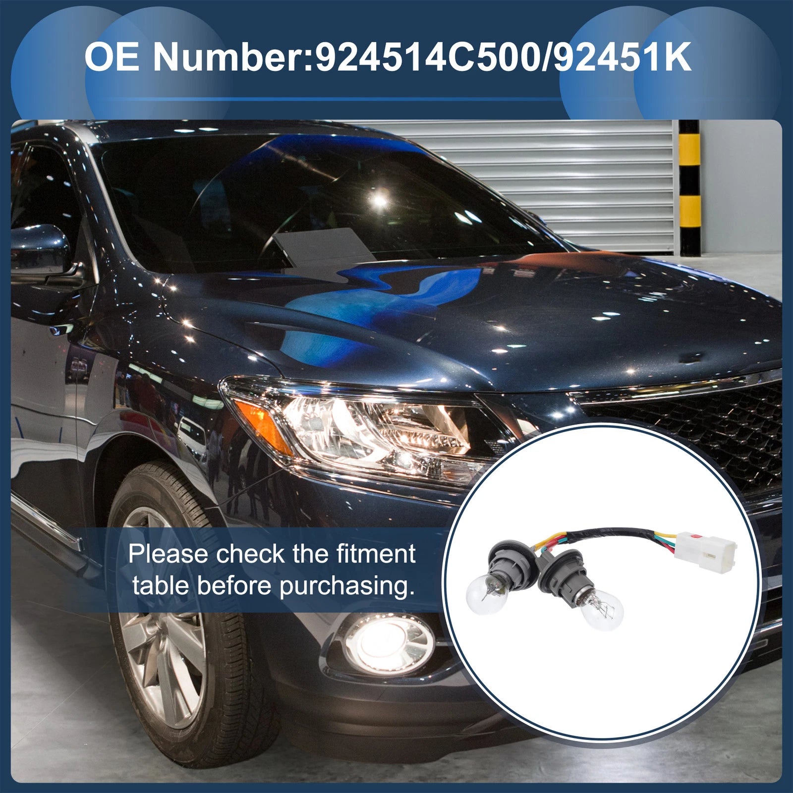 Headlight Wiring Harness Assembly for Kia Optima (2014–2016)