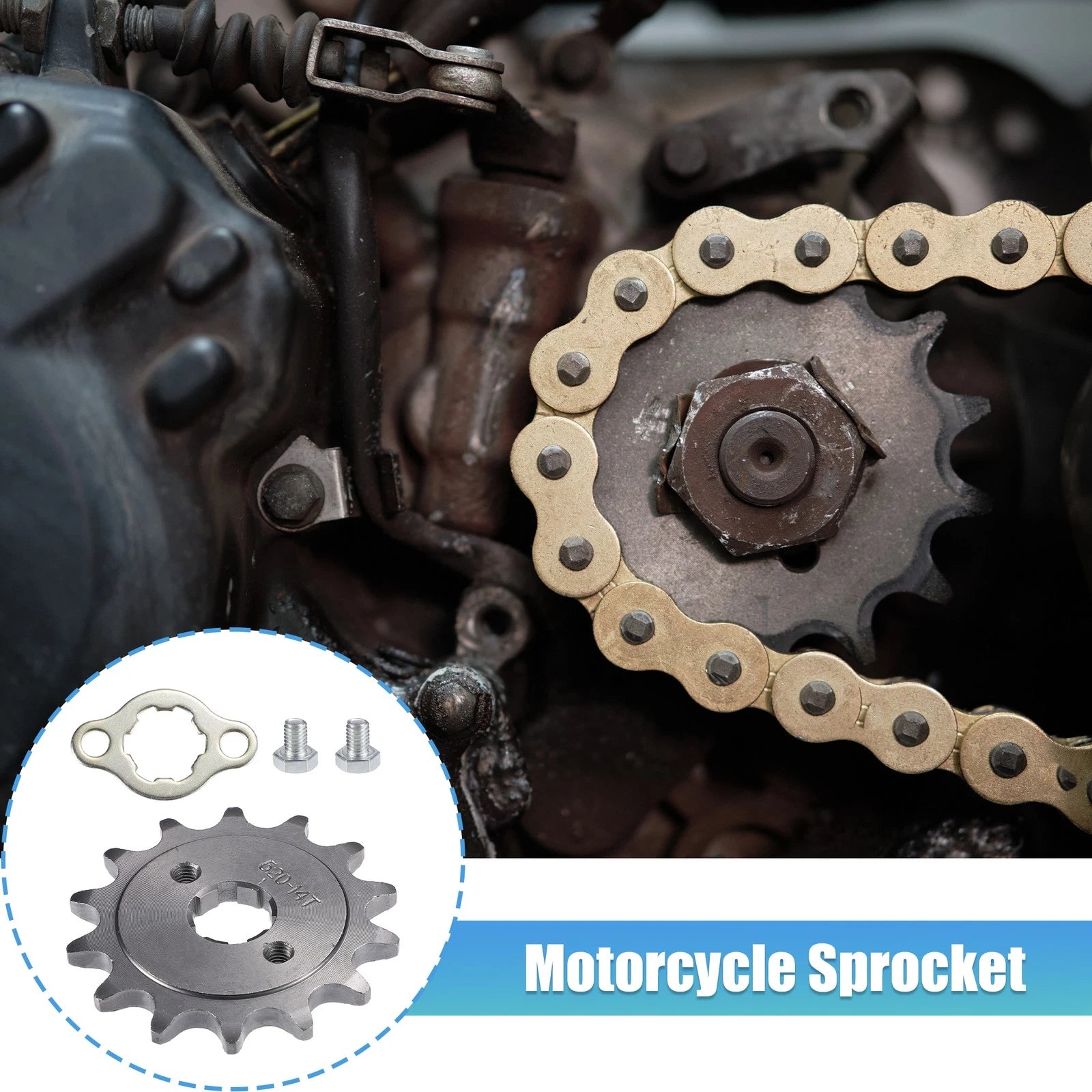 Front Engine Sprocket Set 14T 20mm ID for Dirt Pit Bike ATV (2005–2024)