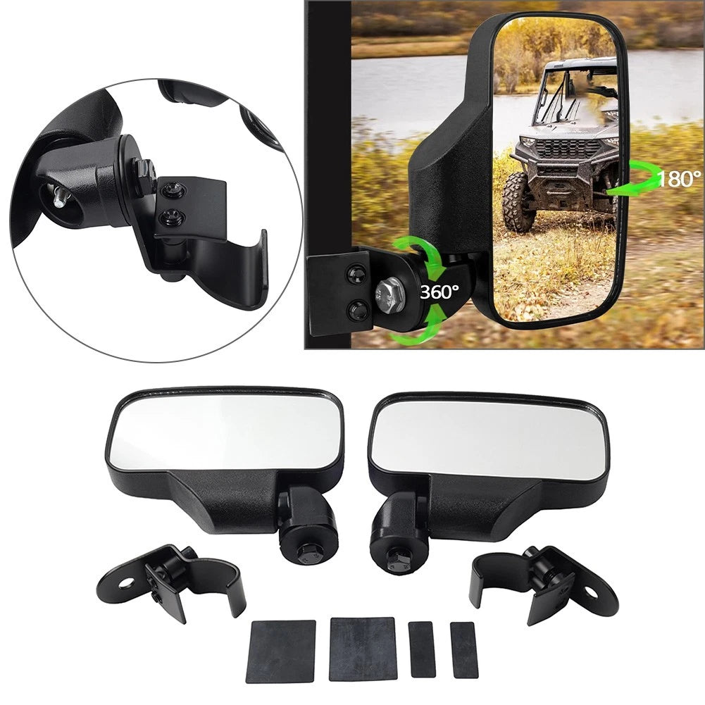 Side Rear View Mirrors for Polaris Ranger 570 XP 900 1000 (2015–2023)