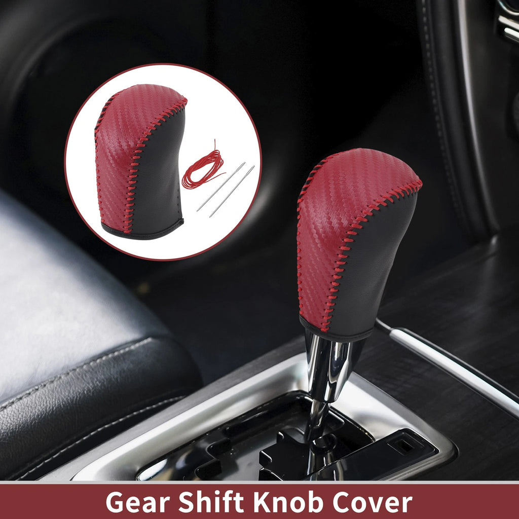 Gear Shift Knob Cover Replacement for Subaru Forester (2006–2012) Red