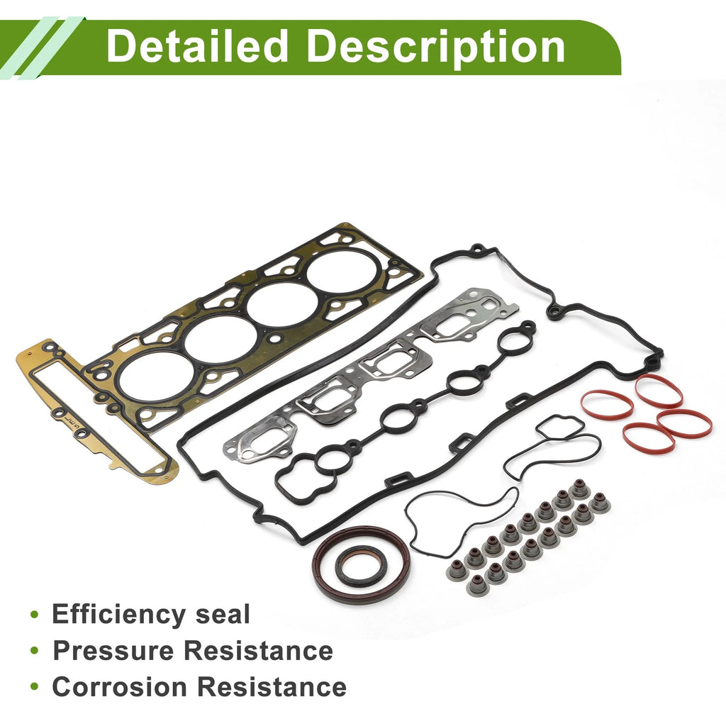 Cylinder Head Gasket Kit for Buick LaCrosse (2006–2009) 1 Set