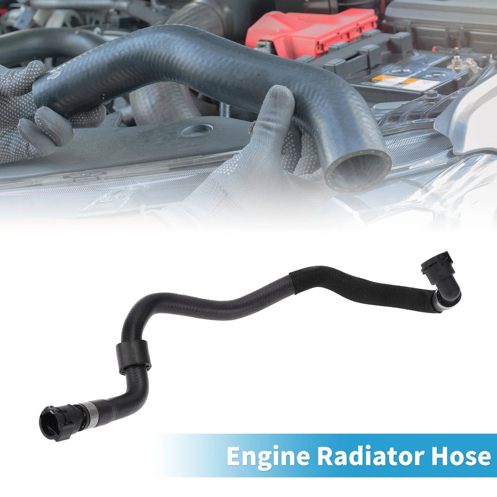 Engine Radiator Hose Replacement for BMW 740i 3.0L (2011–2012) Black Rubber