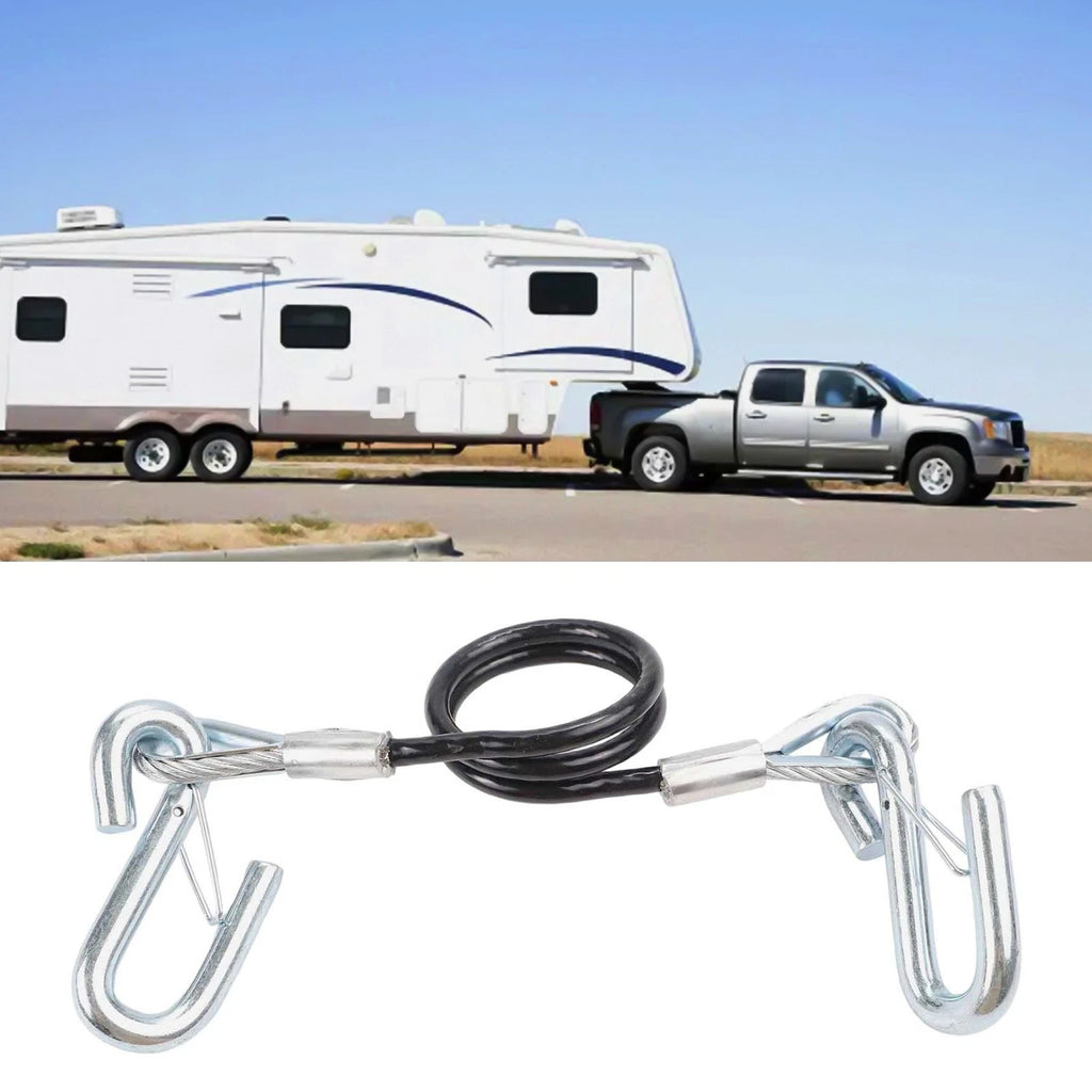 Adjustable Tow Rope for Trailers with Reliable S Hook and Strong Construction