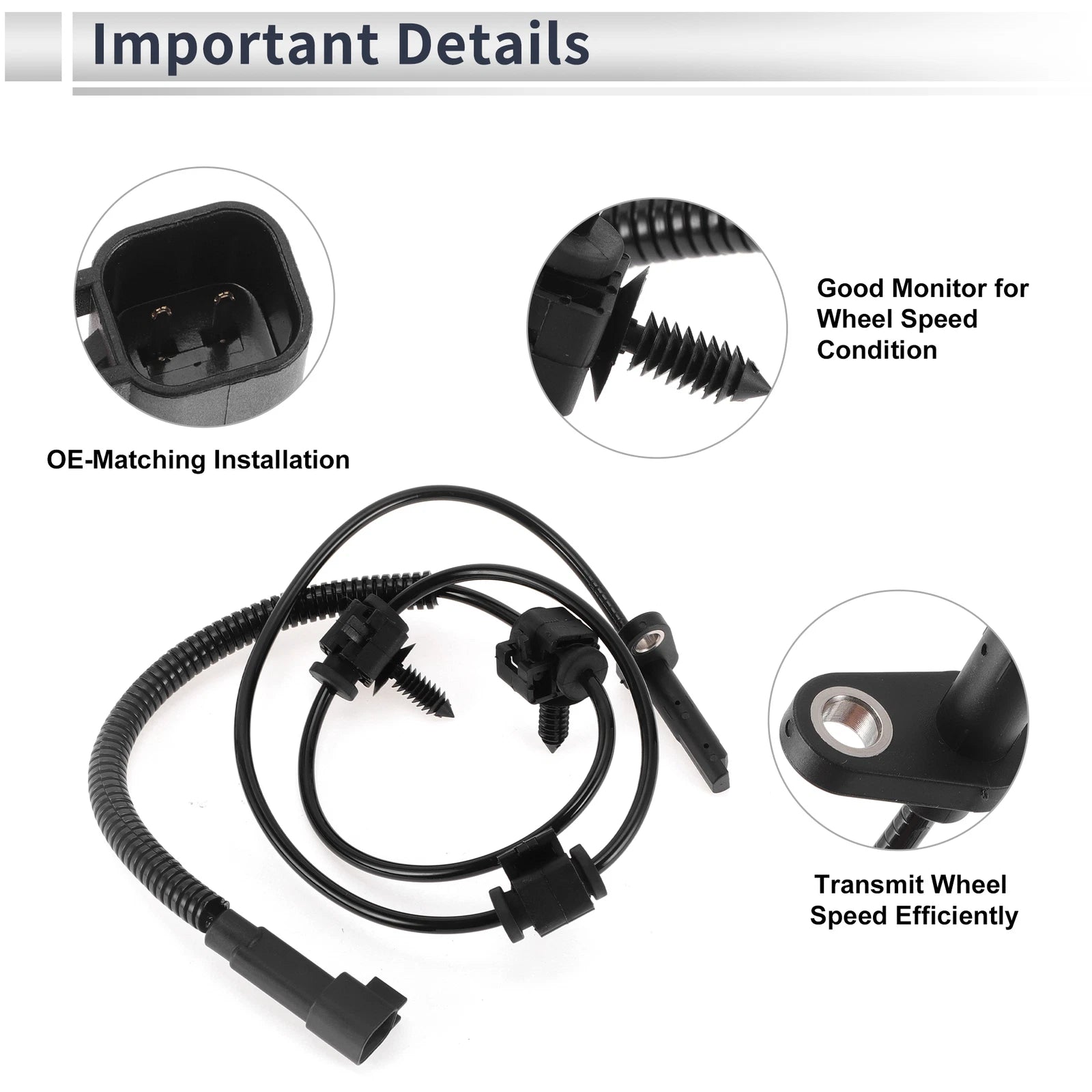 ABS Wheel Speed Sensor for Cadillac CTS (2008–2015) Rear Left/Right