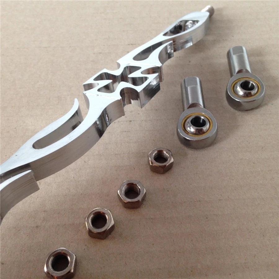 Chrome Cross Shift Linkage for Harley Softail FXDWG Dyna Wide Glide (1991–2017)
