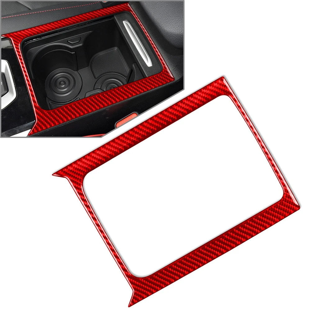 Center Console Water Cup Holder Panel Cover for Kia Forte Cerato K3 (2019–2023) Red