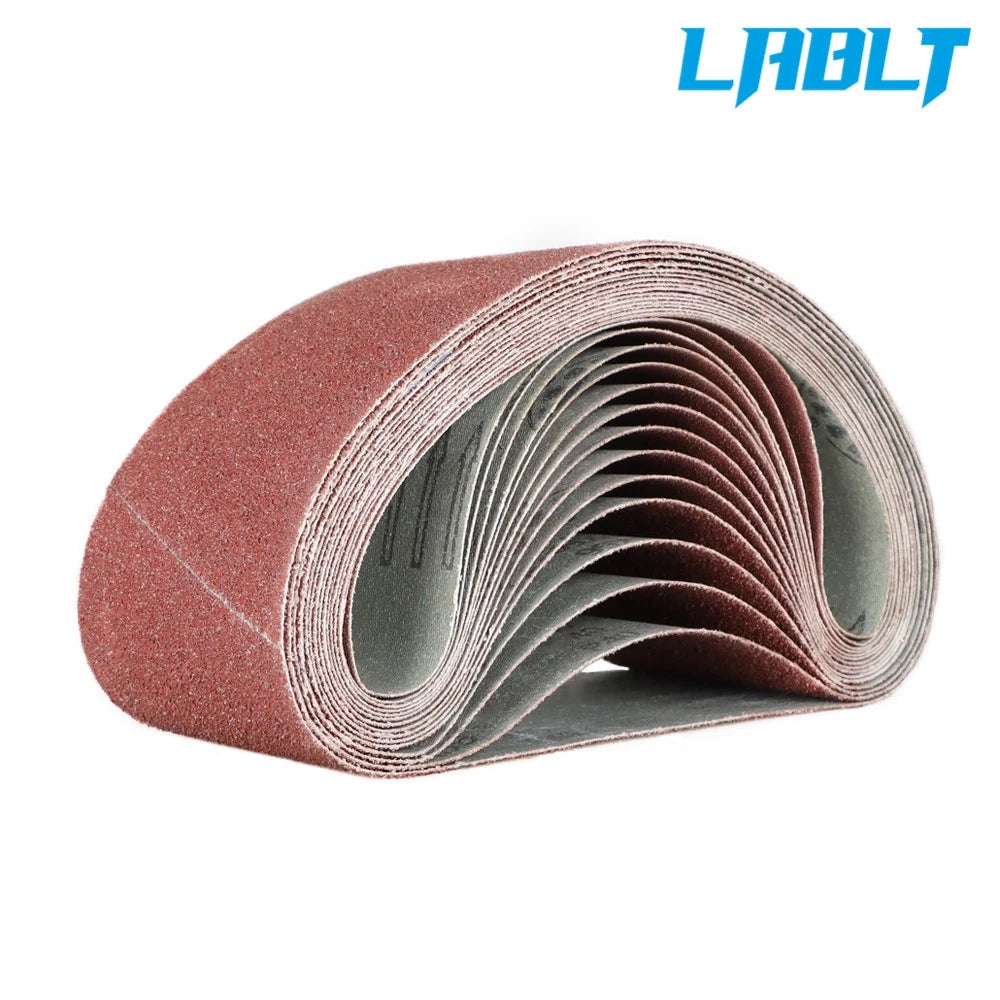 15Pcs Sanding Belts for Sander (4" × 24", 40/80/120 Grit)