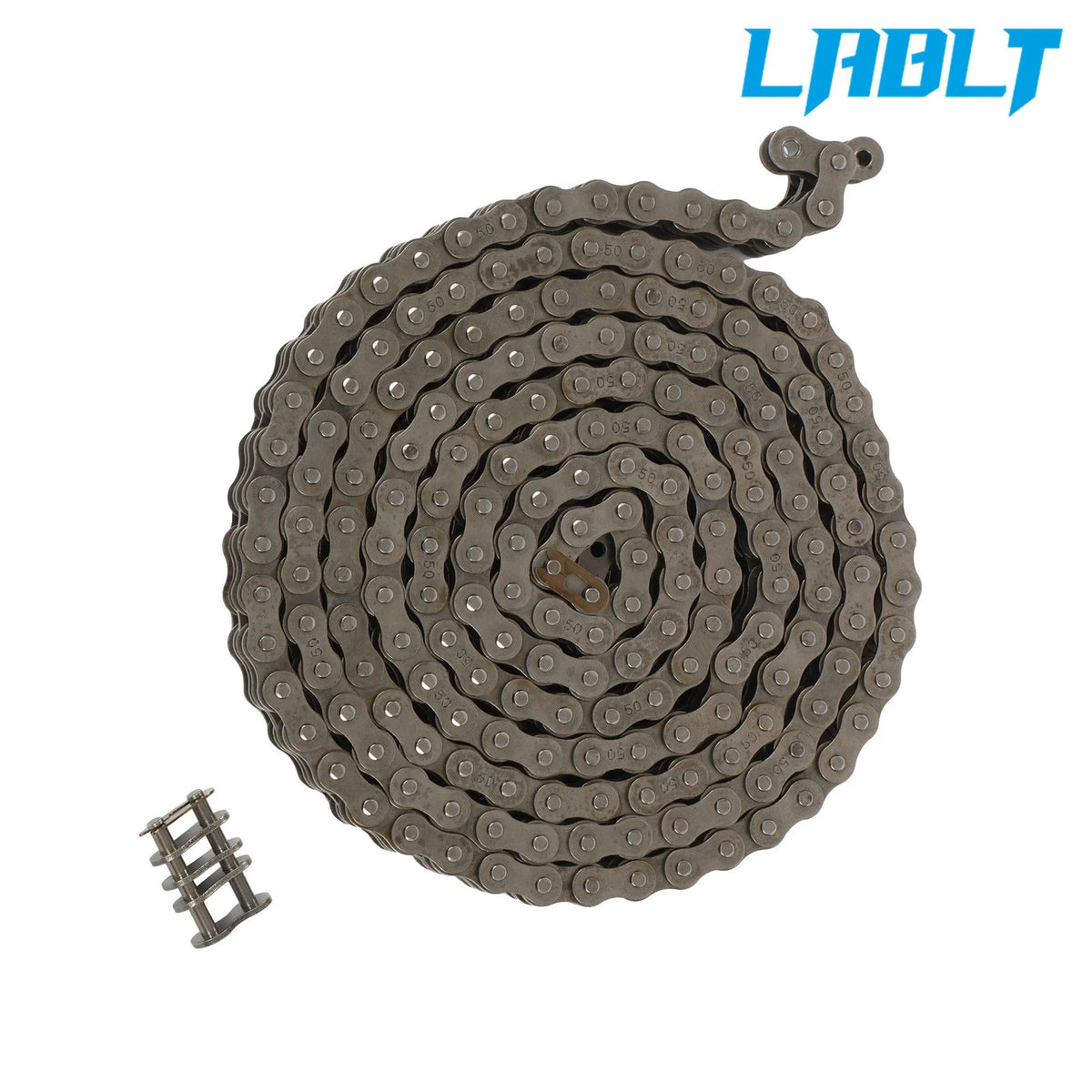 1PC Double-Row Chain 10ft w/2 Connecting Links 0.625" Pitch for LABLT