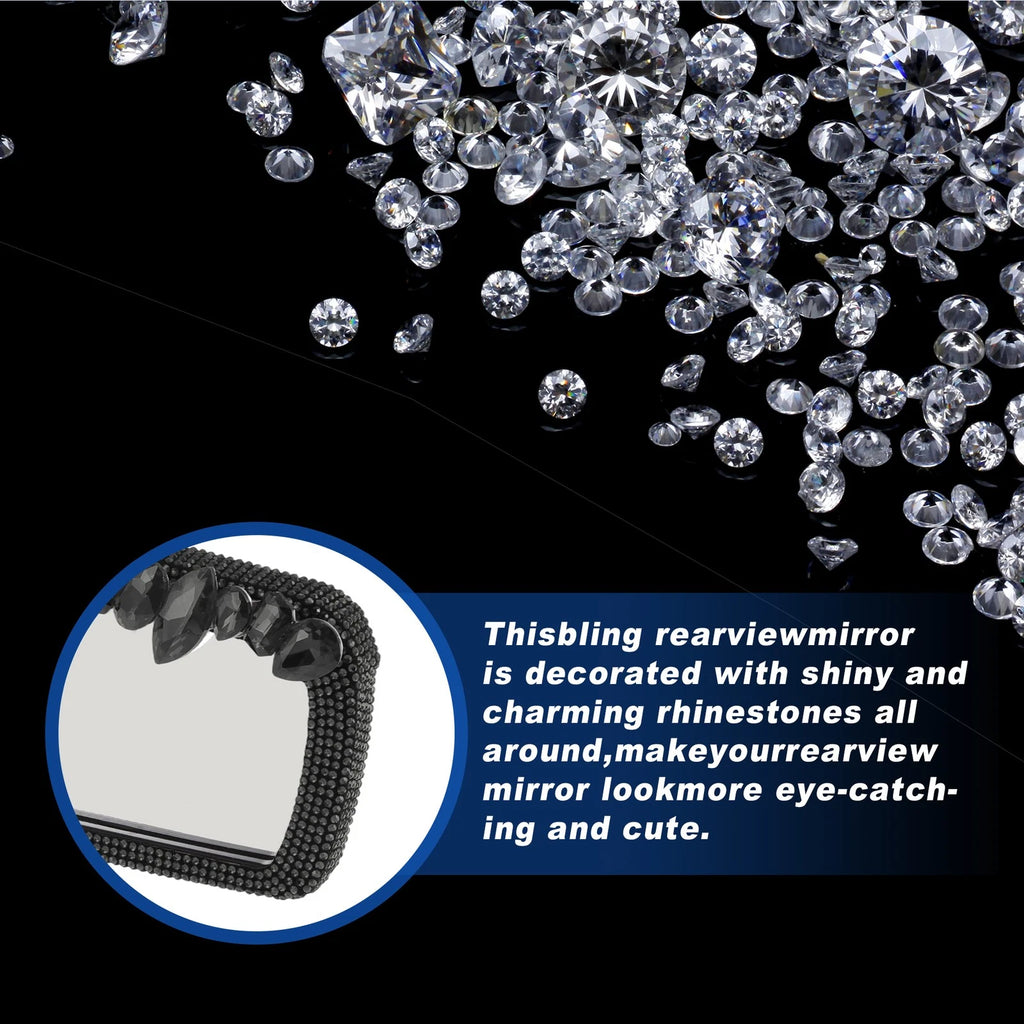 Interior Rearview Mirror Back Clip for Universal Fit (10.94x2.95")