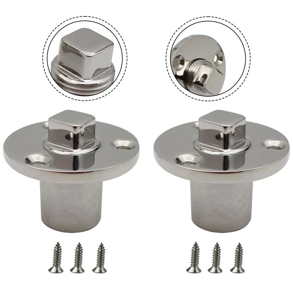 Boat Drain Vent Connector for Marine Use (316 Stainless Steel)