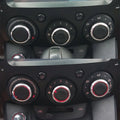 3Pcs A/C Switch Knob Climate Control Dials for Mazda 2 (2007–2014)