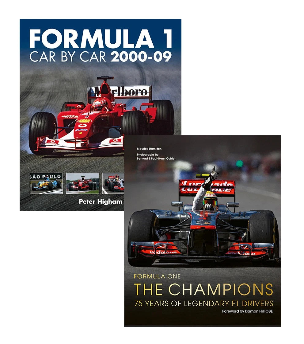 2 Book Set: Formula One Champions & Car By Car (2000–2009)