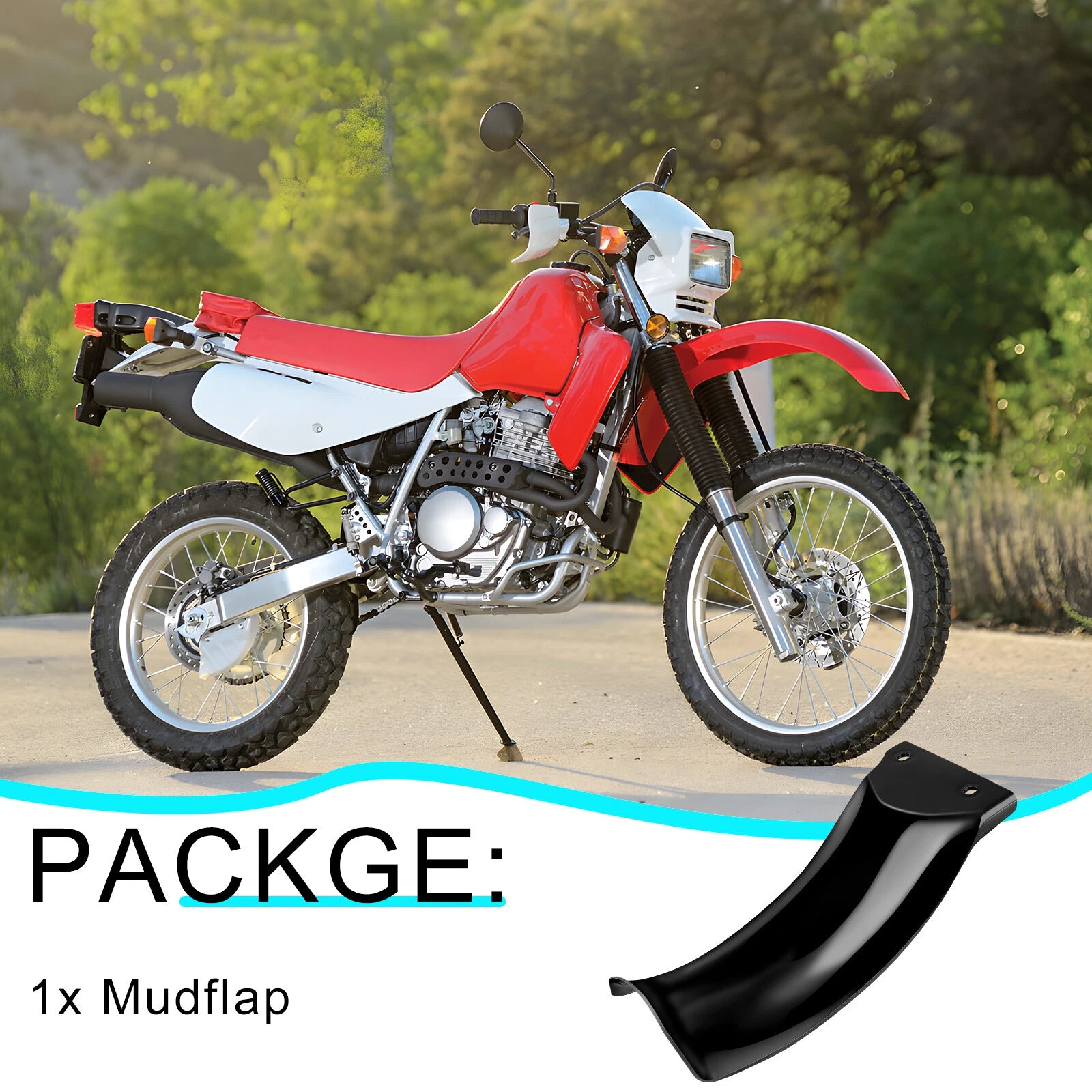 Mudflap Splash Guard for Honda XR650L (1993–2023) 17245-MN1-670