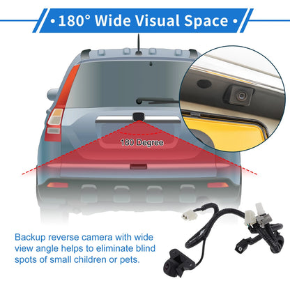 Rear View Camera for Honda Pilot (2012) 120-180° Backup Reverse Park Assist