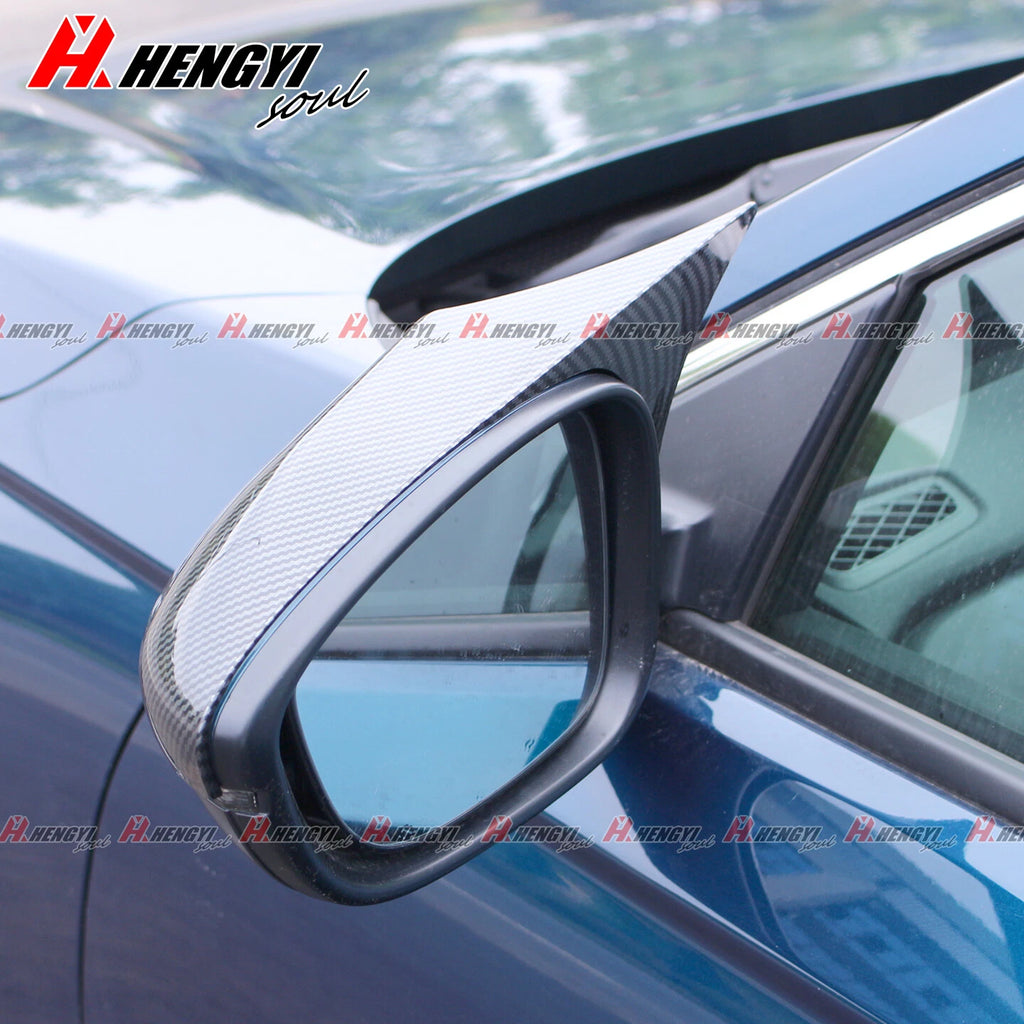 M Horn Style Side Mirror Cover Cap for Honda Accord (2023–2023) Carbon Fiber Look