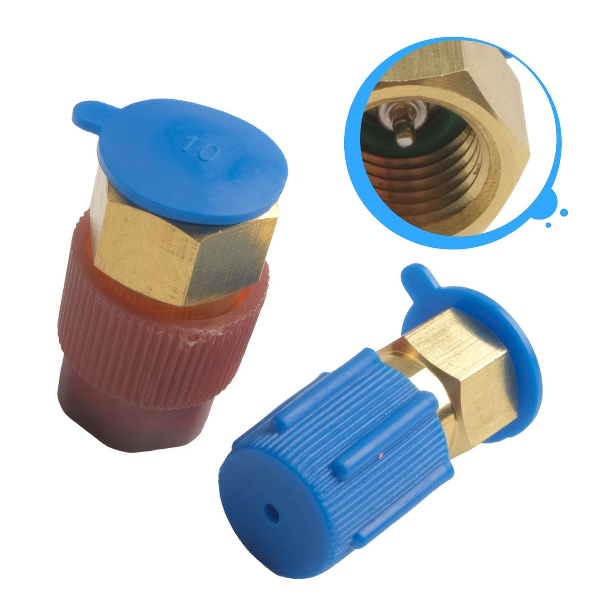 Installation R22 to R134a Adapter Retrofit with Screw Connection