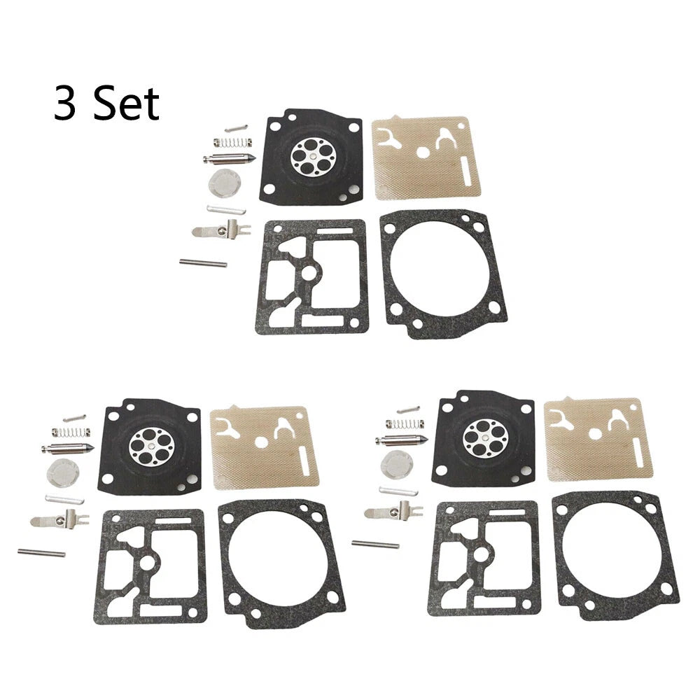 3X Carburetor Rebuild Kit for Husqvarna H355 (55CC) - Zama RB-95