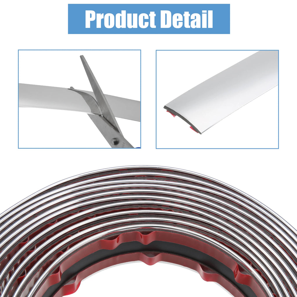 25mm Wide Bumper Protector Strip for Auto (Universal Fit)
